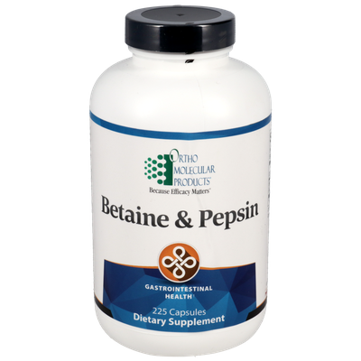 Betaine & Pepsin (Ortho Molecular Products)