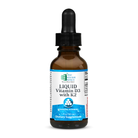 Liquid Vitamin D3 with K2 (Ortho Molecular Products)
