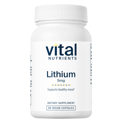 Lithium Orotate 5mg (Vital Nutrients)