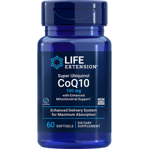 Super Ubiquinol CoQ10 w/Enhanced Mitochondrial 100mg (Life Extension)