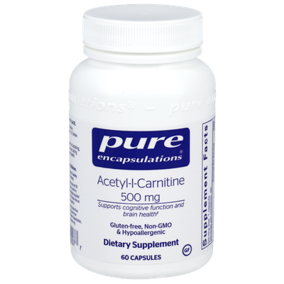 Acetyl-L-Carnitine 500mg (Pure Encapsulations) | Boulevard Pharmacy Acetyl-L-Carnitine 500mg (Pure Encapsulations) | Boulevard Pharmacy