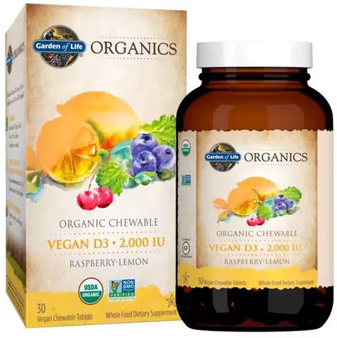 mykind Organics Vegan D3 Raspberry-Lemon (Garden of Life)