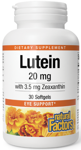 Lutein 20mg (Natural Factors)