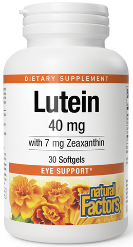 Lutein 40mg (Natural Factors)