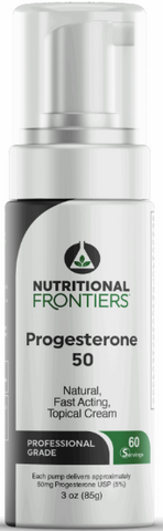 Progesterone 50 mg. 3 oz. Cream (Nutritional Frontiers)