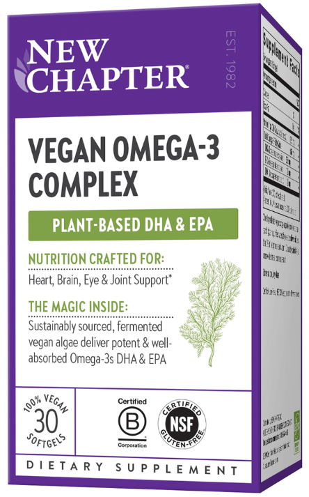 Vegan Omega 3 Complex (New Chapter)