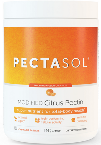 PectaSol-C Modified Citrus Pectin Chewable Tablets - Tangerine Flavor (EcoNugenics)