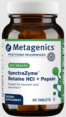 SpectraZyme® Betaine HCI + Pepsin (Formerly SpectraZyme® Metagest®) (Metagenics)