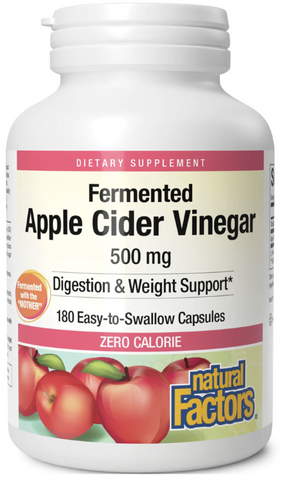 Apple Cider Vinegar 500mg (Natural Factors)