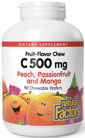C500mg - Peach, Passionfruit, Mango (Natural Factors)